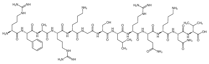 136795-05-6 structure, C67H118N26O17