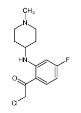 764611-26-9 2-氯-1-{4-氟-2-[(1-甲基-4-哌啶基)氨基]苯基}乙酮