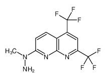 7-(1-Methylhydrazino)-2,4-bis(trifluoromethyl)-1,8-naphthyridine 320417-41-2