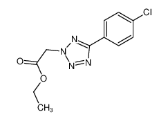 50326-22-2 ethyl 2-[5-(4-chlorophenyl)tetrazol-2-yl]acetate