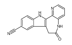 Pyrido[3',2':2,3]azepino[4,5-b]indole-9-carbonitrile, 5,6,7,12-tetrahydro-6-oxo-