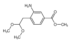 2-amino-4-carbomethoxy-phenylacetaldehyde dimethylacetal 167478-76-4