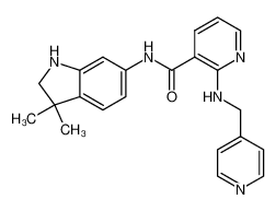 453562-69-1 structure, C22H23N5O