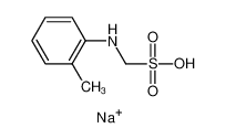 sodium,(2-methylanilino)methanesulfonic acid 28141-42-6