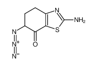 2-amino-6-azido-5,6-dihydro-4H-1,3-benzothiazol-7-one 1001648-74-3
