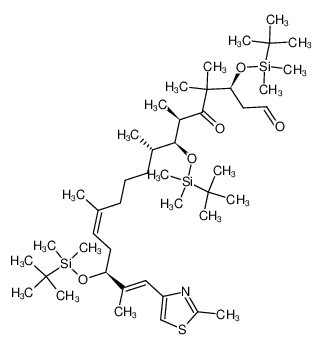 193146-54-2 (3S,6R,7S,8S,12Z,15S,16E)-3,7,15-tris((tert-butyldimethylsilyl)oxy)-4,4,6,8,12,16-hexamethyl-17-(2-methylthiazol-4-yl)-5-oxoheptadeca-12,16-dienal