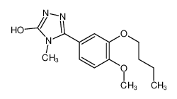 117258-25-0 3-(3-butoxy-4-methoxyphenyl)-4-methyl-1H-1,2,4-triazol-5-one