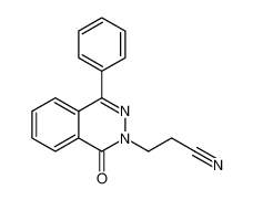 3-(1-氧代-4-苯基二氮杂萘-2(1h)-基)丙腈