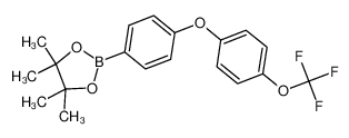 4,4,5,5-tetramethyl-2-(4-(4-(trifluoromethoxy)phenoxy)phenyl)-1,3,2-dioxaborolane 1426337-32-7