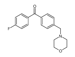 (4-fluorophenyl)-[4-(morpholin-4-ylmethyl)phenyl]methanone 898770-00-8