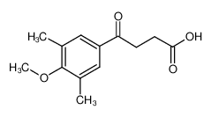 4-(4-methoxy-3,5-dimethylphenyl)-4-oxobutanoic acid 103234-38-4