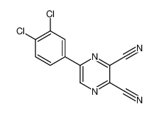 5-(3,4-dichlorophenyl)pyrazine-2,3-dicarbonitrile 67823-12-5