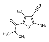 5-AMINO-4-CYANO-N,N,3-TRIMETHYLTHIOPHENE-2-CARBOXAMIDE 438457-01-3