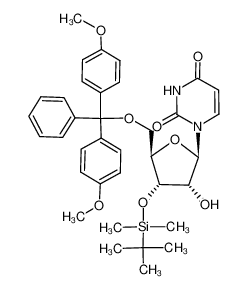 5'-O-[二(4-甲氧基苯基)苯基甲基]-3'-O-[(叔丁基)二甲基硅烷基]尿苷