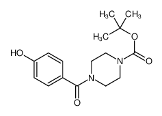 681482-86-0 tert-butyl 4-(4-hydroxybenzoyl)piperazine-1-carboxylate