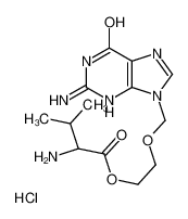 2-[(2-Amino-6-oxo-3,6-dihydro-9H-purin-9-yl)methoxy]ethyl L-valin ate hydrochloride (1:1) 136489-37-7