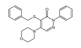 4-benzylsulfanyl-5-morpholin-4-yl-2-phenylpyridazin-3-one