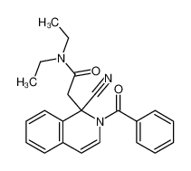 2-(2-benzoyl-1-cyanoisoquinolin-1-yl)-N,N-diethylacetamide 32431-46-2