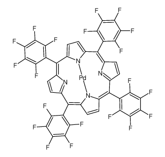 72076-09-6 structure, C44H8F20N4Pd