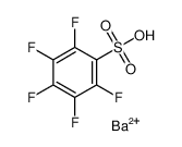 71735-31-4 structure, C6HBaF5O3S++