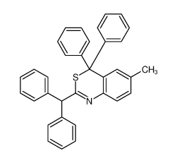 63086-81-7 structure, C34H27NS