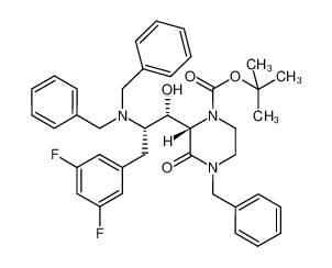 845544-11-8 structure, C39H43F2N3O4