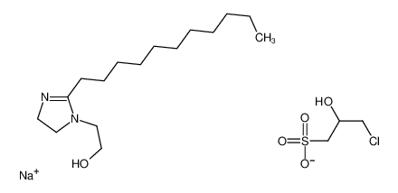 70024-82-7 structure, C19H38ClN2NaO5S