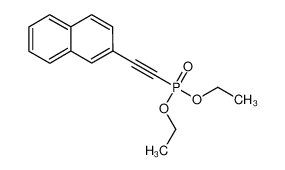 diethyl (naphthalen-2-ylethynyl)phosphonate 1587708-61-9