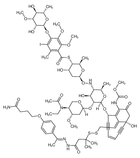 400046-53-9 structure, C73H97IN6O25S3