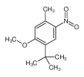 1-tert-butyl-2-methoxy-4-methyl-5-nitrobenzene 71850-79-8