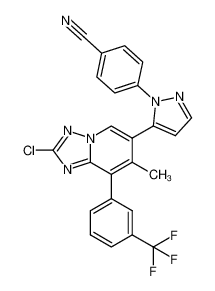 1538609-51-6 structure, C24H14ClF3N6