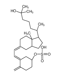 (1S,3Z)-3-[(2Z)-2-{(1R,3aS,7aS)-1-[(2R)-6-Hydroxy-6-methyl-2-hept anyl]-7a-methyloctahydro-5H-inden-5-ylidene}ethylidene]-4-methyle necyclohexyl hydrogen sulfate 99447-30-0