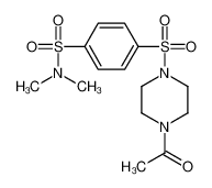 4-[(4-Acetyl-1-piperazinyl)sulfonyl]-N,N-dimethylbenzenesulfonami de 604761-90-2