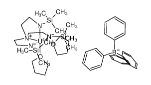 1333241-09-0 structure, C47H75BN4O2Si3U+