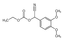 6443-67-0 3,4-dimethoxy-α-ethoxycarbonyloxybenzyl cyanide