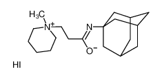 N-(1-adamantyl)-3-(1-methylpiperidin-1-ium-1-yl)propanamide,iodide