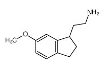 2-(6-methoxy-2,3-dihydro-1H-inden-1-yl)ethanamine 108048-37-9