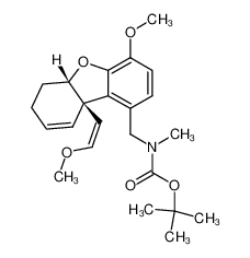 312920-65-3 (Z)-9-N-(tert-butoxycarbonyl)-N-methylaminomethyl-6-methoxy-9b-(2-methoxyvinyl)-3,4,4a,9b-tetrahydrodibenzofuran