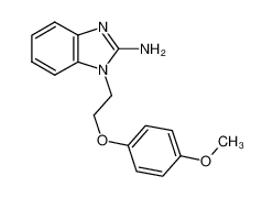 1-[2-(4-methoxyphenoxy)ethyl]benzimidazol-2-amine 325822-94-4