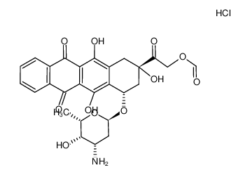 95237-58-4 (+)-14-formyloxy-4-demethoxydaunorubicin hydrochloride