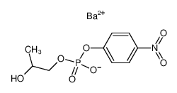 4286-25-3 structure, C9H11BaNO7P+