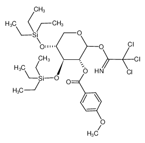 321125-07-9 structure, C27H44Cl3NO7Si2