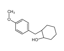 (1S,2R)-2-[(4-methoxyphenyl)methyl]cyclohexan-1-ol 125224-45-5