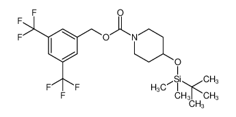 1448041-78-8 spectrum, 3,5-bis(trifluoromethyl)benzyl 4-((tert-butyldimethylsilyl)oxy)piperidine-1-carboxylate