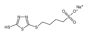 4-(5-巯代-4,5-二氢-1,3,4-噻二唑-2-基硫基)丁烷磺酸钠盐