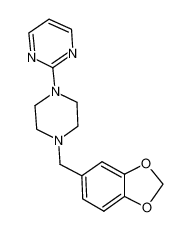 2-[4-(1,3-Benzodioxol-5-ylmethyl)piperazin-1-yl]pyrimidine 3605-01-4