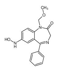 7-(hydroxyamino)-1-(methoxymethyl)-5-phenyl-3H-1,4-benzodiazepin-2-one