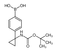 4-(1-(tert-Butoxycarbonylamino)cyclopropyl)phenylboronic acid 1217500-58-7