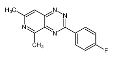 121845-78-1 3-(4-fluorophenyl)-5,7-dimethylpyrido[3,4-e][1,2,4]triazine