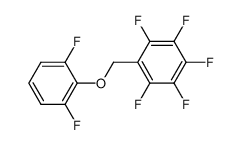 151503-36-5 spectrum, 1-((2,6-difluorophenoxy)methyl)-2,3,4,5,6-pentafluorobenzene